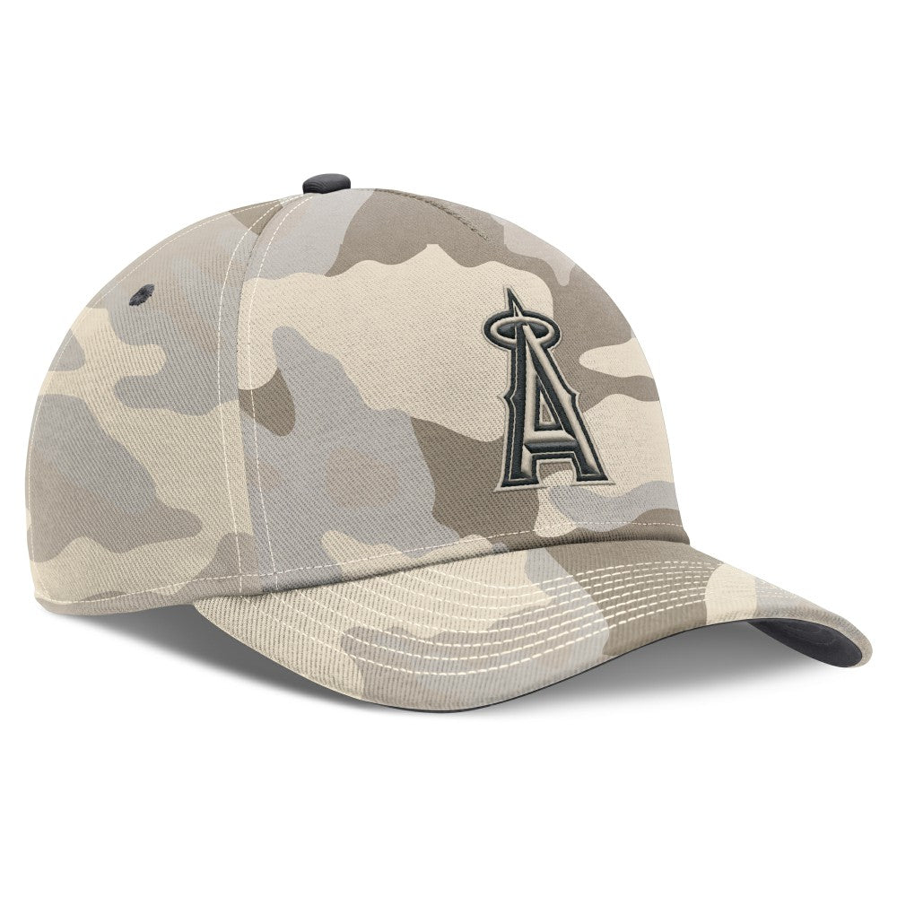 Los Angeles Angels Nike Camo Pack Rise Adjustable Hat - MLB