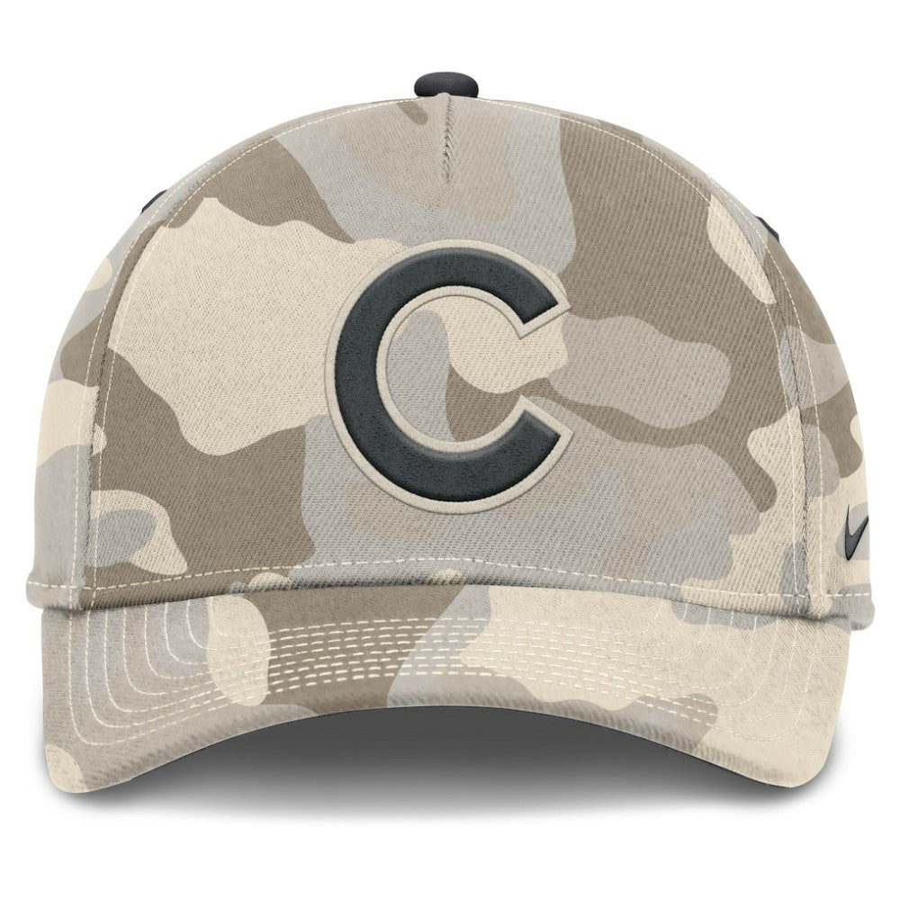 Chicago Cubs Nike Camo Pack Rise Adjustable Hat - MLB