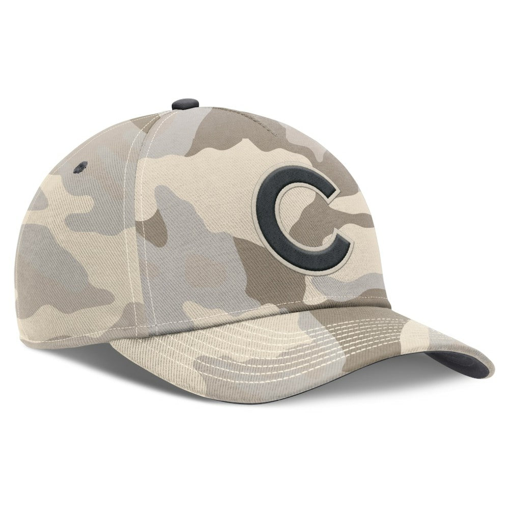 Chicago Cubs Nike Camo Pack Rise Adjustable Hat - MLB