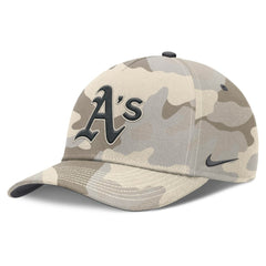 Athletics Nike Camo Pack Rise Adjustable Hat - MLB