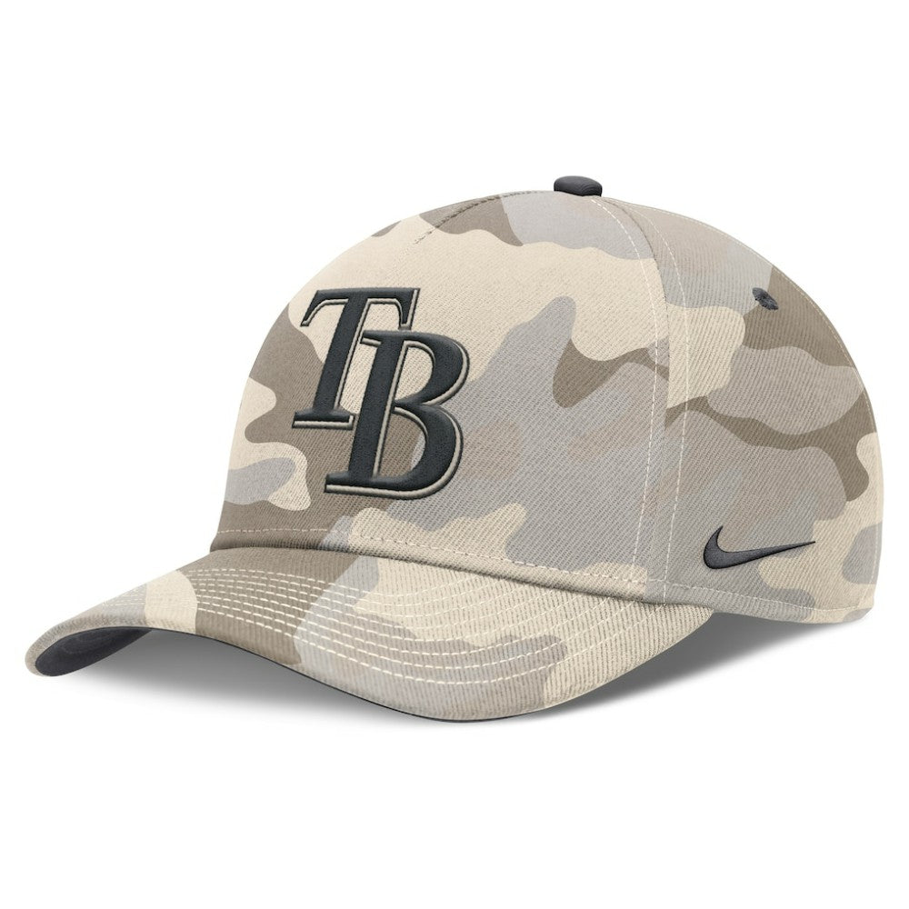 Tampa Bay Rays Nike Camo Pack Rise Adjustable Hat - MLB