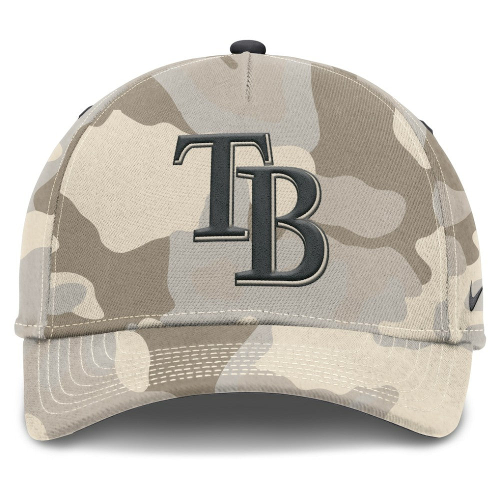 Tampa Bay Rays Nike Camo Pack Rise Adjustable Hat - MLB
