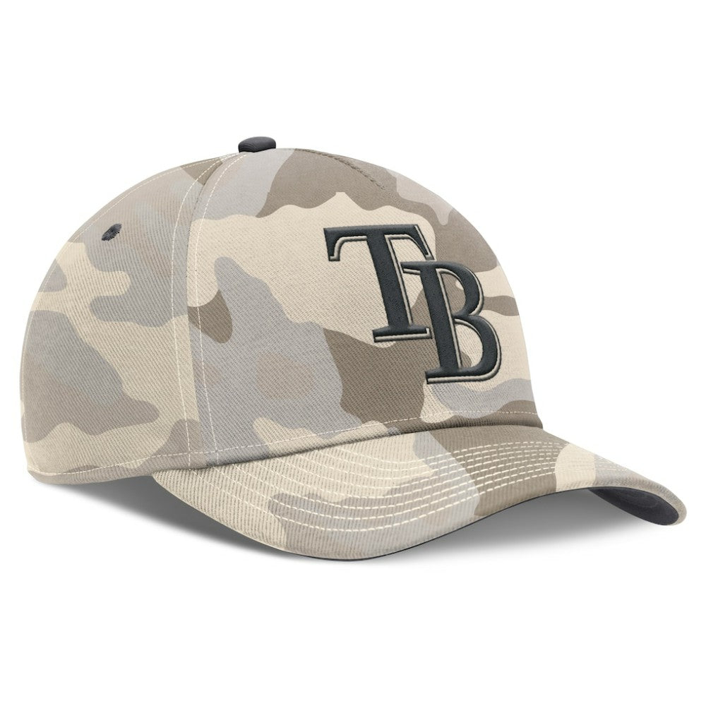 Tampa Bay Rays Nike Camo Pack Rise Adjustable Hat - MLB