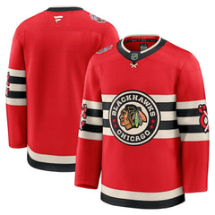 Chicago Blackhawks Fanatics 2025 NHL Winter Classic Premium Jersey - Red - NHL