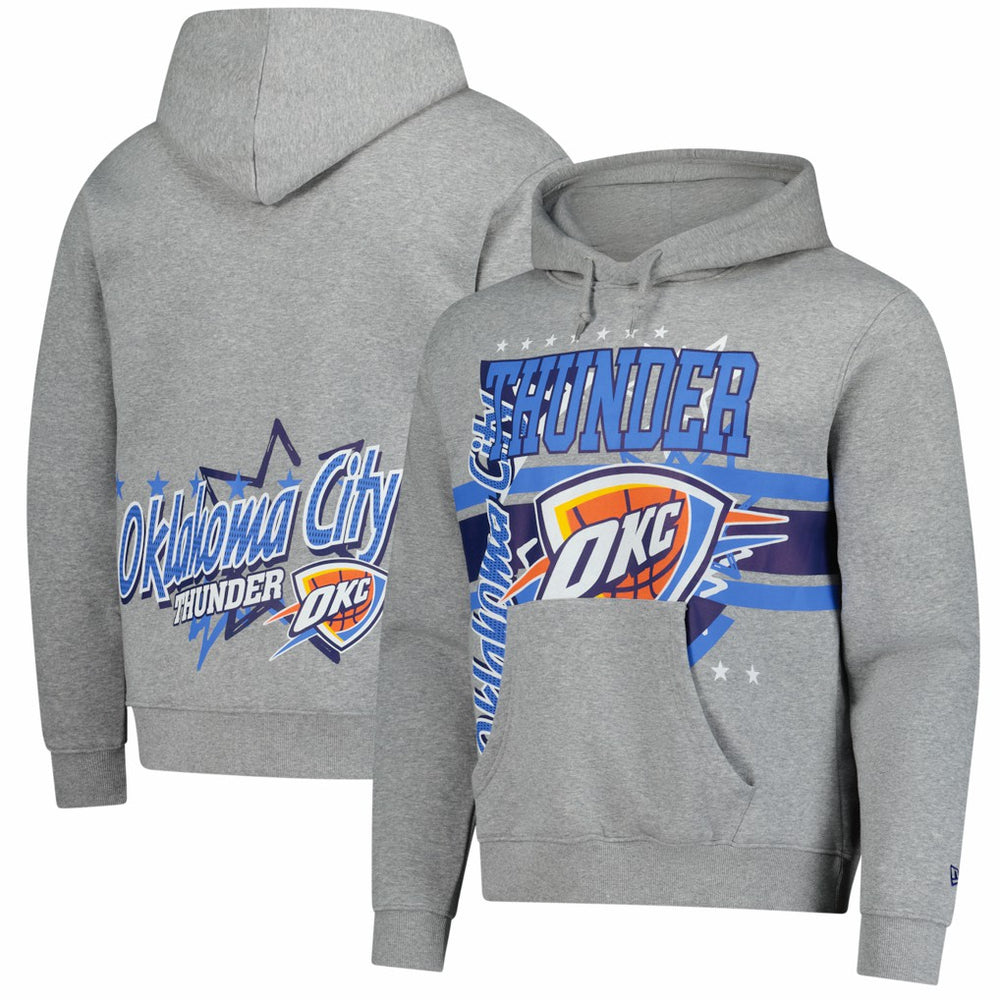 Oklahoma City Thunder Injection Sport Classics Fleece Hoodie Heather Gray - NBA