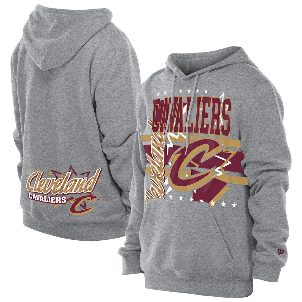 Cleveland Cavaliers Injection Sport Classics Fleece Hoodie Heather Gray - NBA