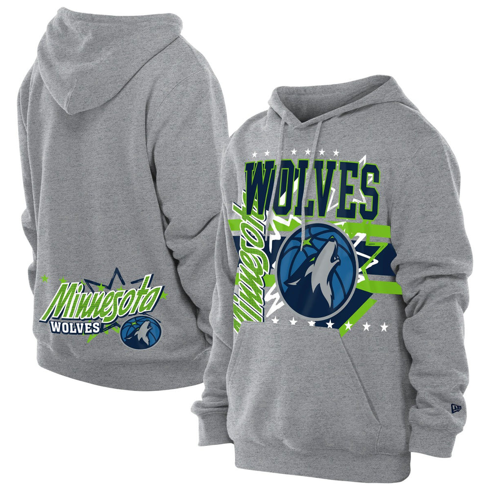 Minnesota Timberwolves Injection Sport Classics Fleece Hoodie Heather Gray - NBA