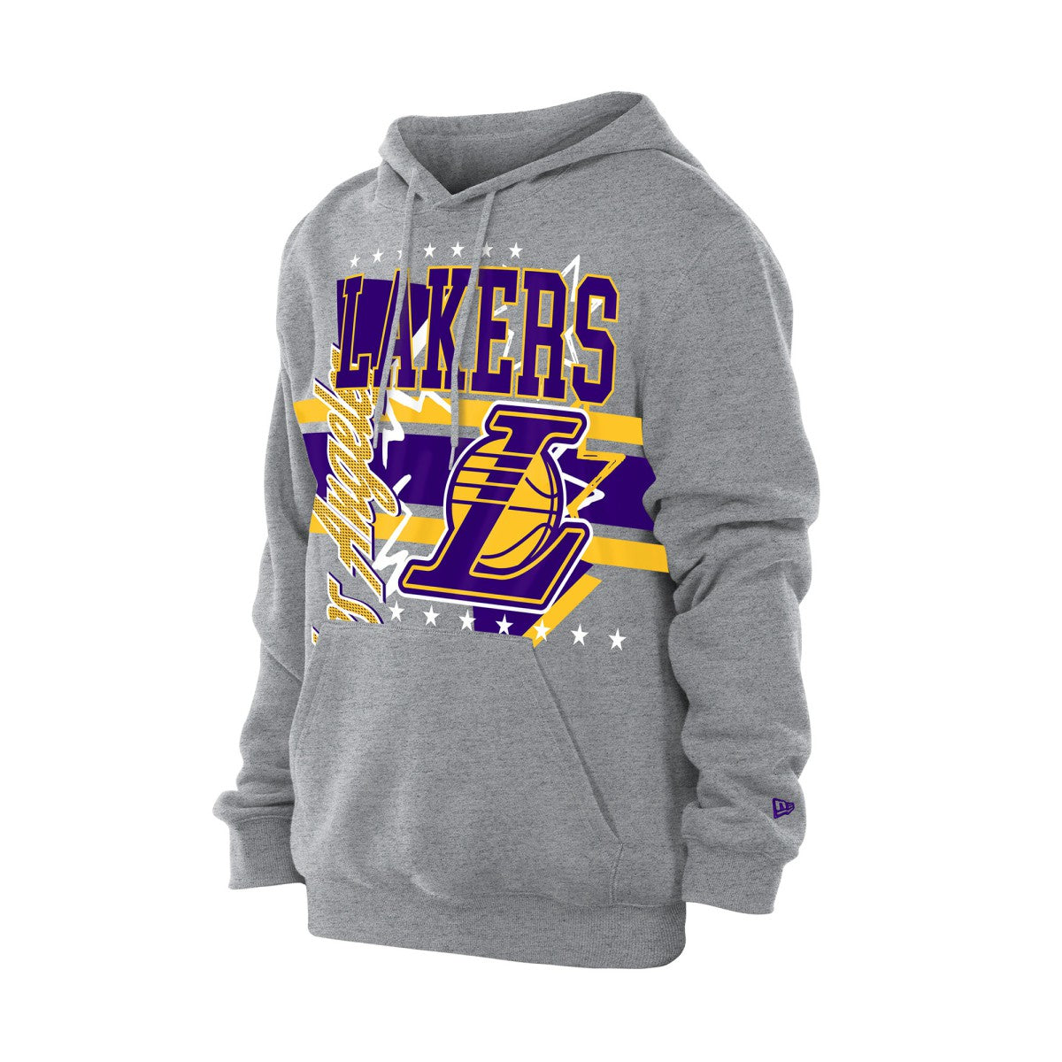 Los Angeles Lakers Injection Sport Classics Fleece Hoodie Heather Gray - NBA