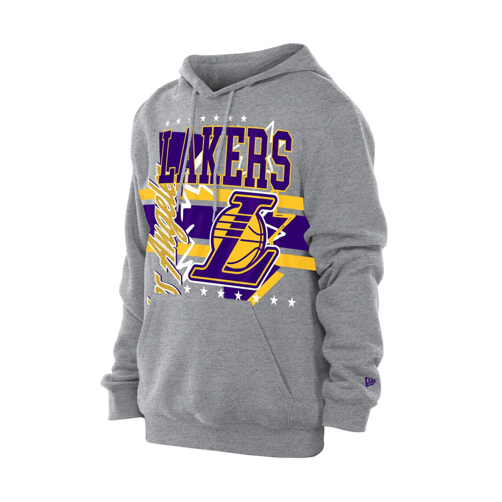 Los Angeles Lakers Injection Sport Classics Fleece Hoodie Heather Gray - NBA