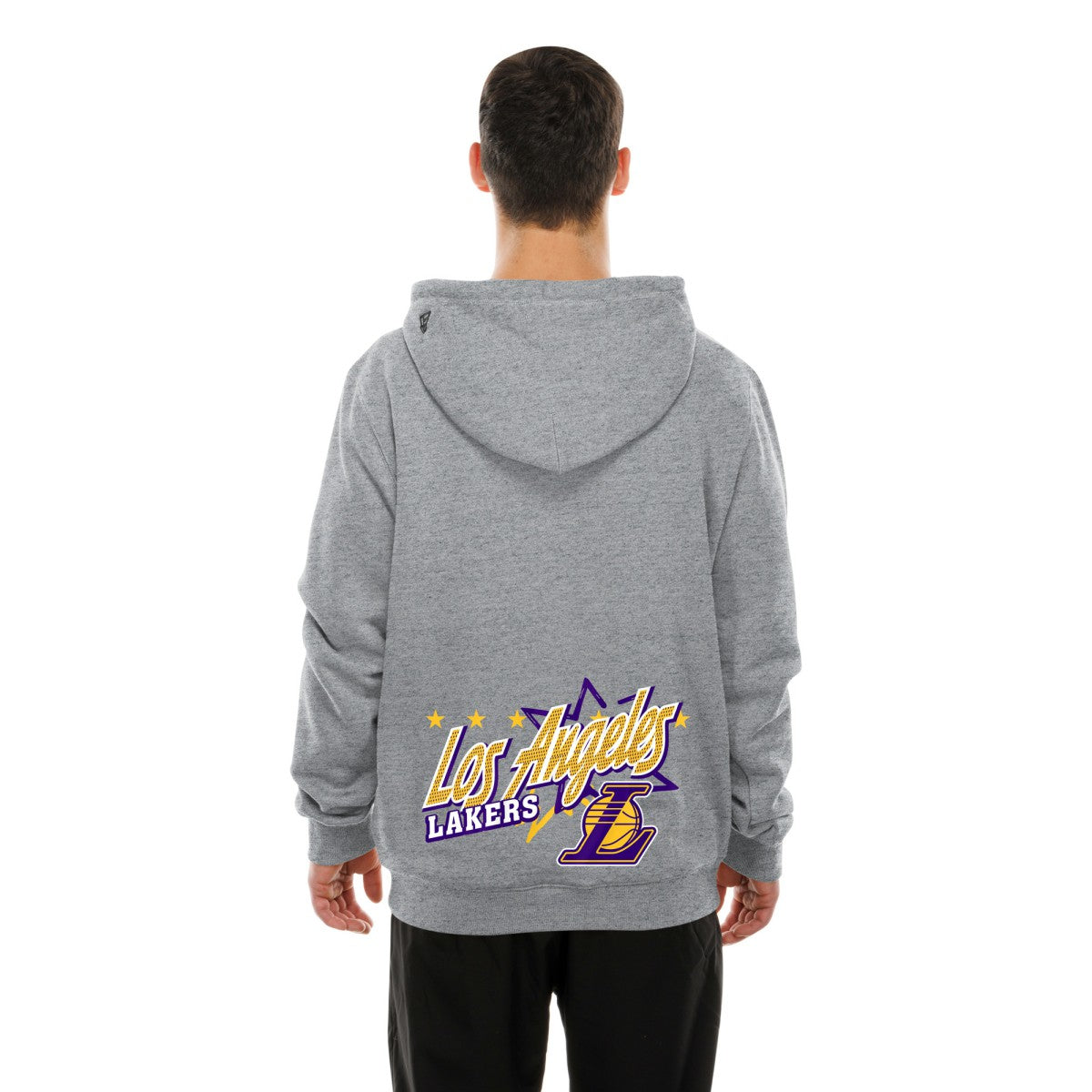 Los Angeles Lakers Injection Sport Classics Fleece Hoodie Heather Gray - NBA