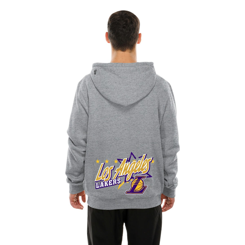 Los Angeles Lakers Injection Sport Classics Fleece Hoodie Heather Gray - NBA