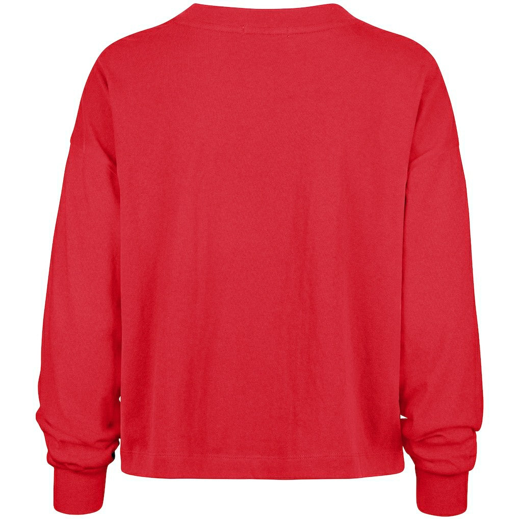 Kansas City Chiefs '47 Women's Outreach City Oversized Long Sleeve T-Shirt Red | 47 brand