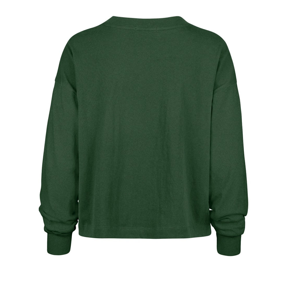 Green Bay Packers '47 Women's Outreach City Oversized Long Sleeve T-Shirt Green | 47 brand