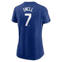 Blake Snell Los Angeles Dodgers Nike Women's Cooperstown Collection Fuse Name & Number T-Shirt - MLB