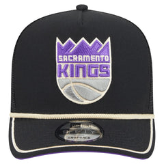 Sacramento Kings Vintage Team Rope A-Frame 9FIFTY Snapback Hat Black - NBA
