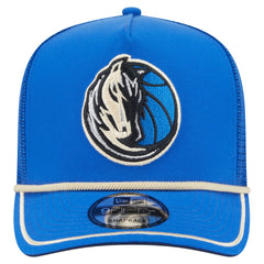Dallas Mavericks Vintage Team Rope A-Frame 9FIFTY Snapback Hat Blue - NBA