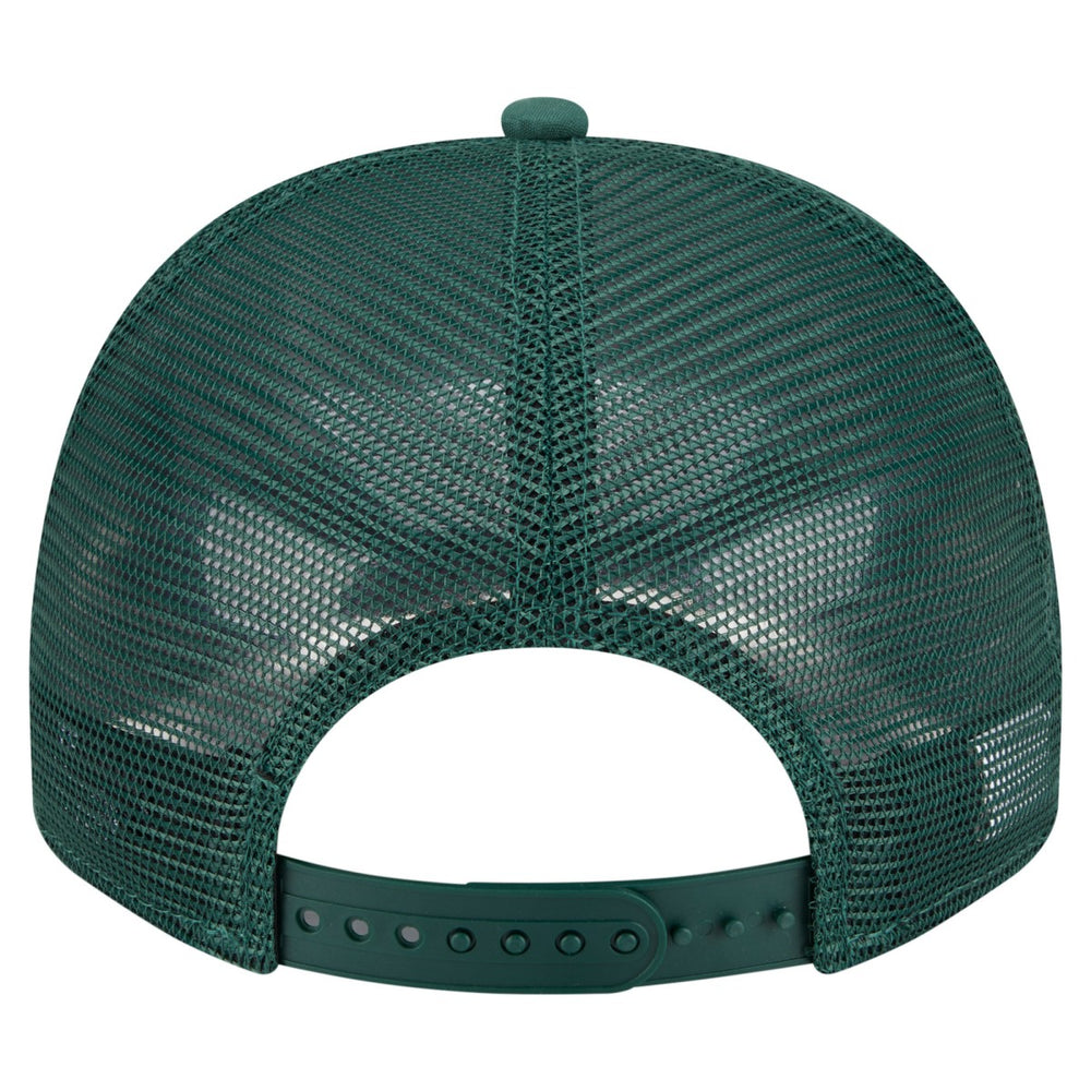 Milwaukee Bucks Vintage Team Rope A-Frame 9FIFTY Snapback Hat Hunter Green - NBA