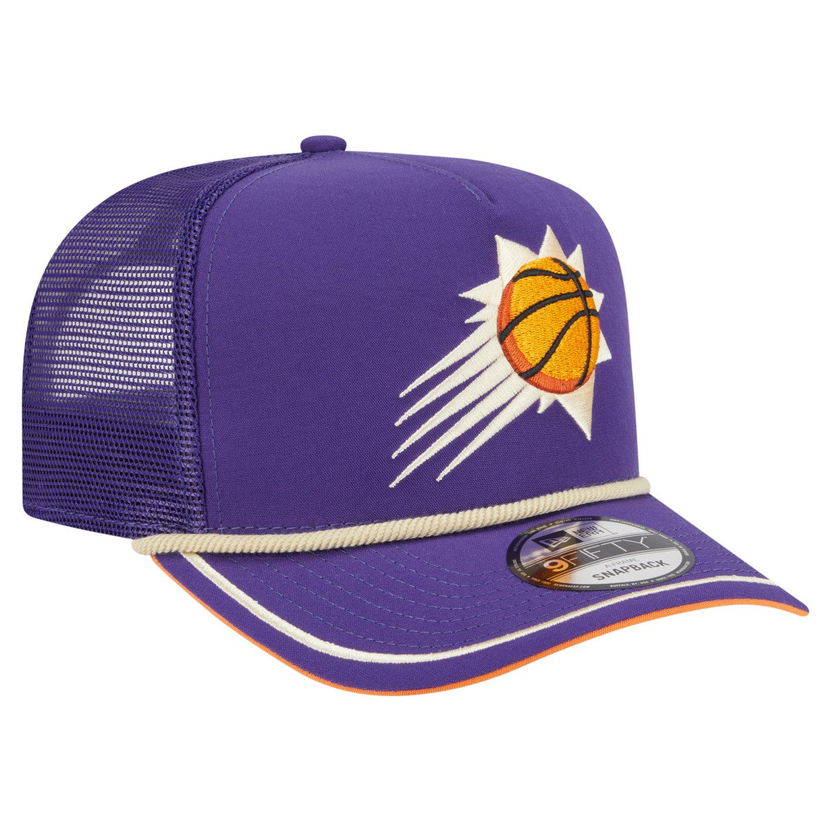 Phoenix Suns Vintage Team Rope A-Frame 9FIFTY Snapback Hat Purple - NBA
