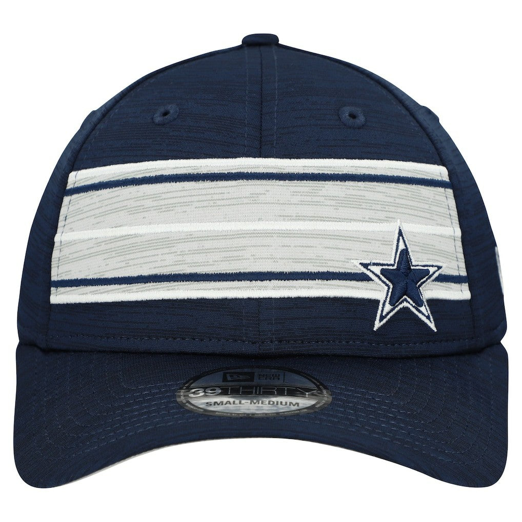 Dallas Cowboys New Era Stripes 39THIRTY Flex Hat Navy | NFL