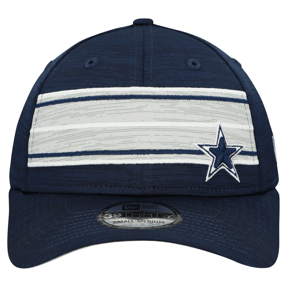 Dallas Cowboys New Era Stripes 39THIRTY Flex Hat Navy | NFL