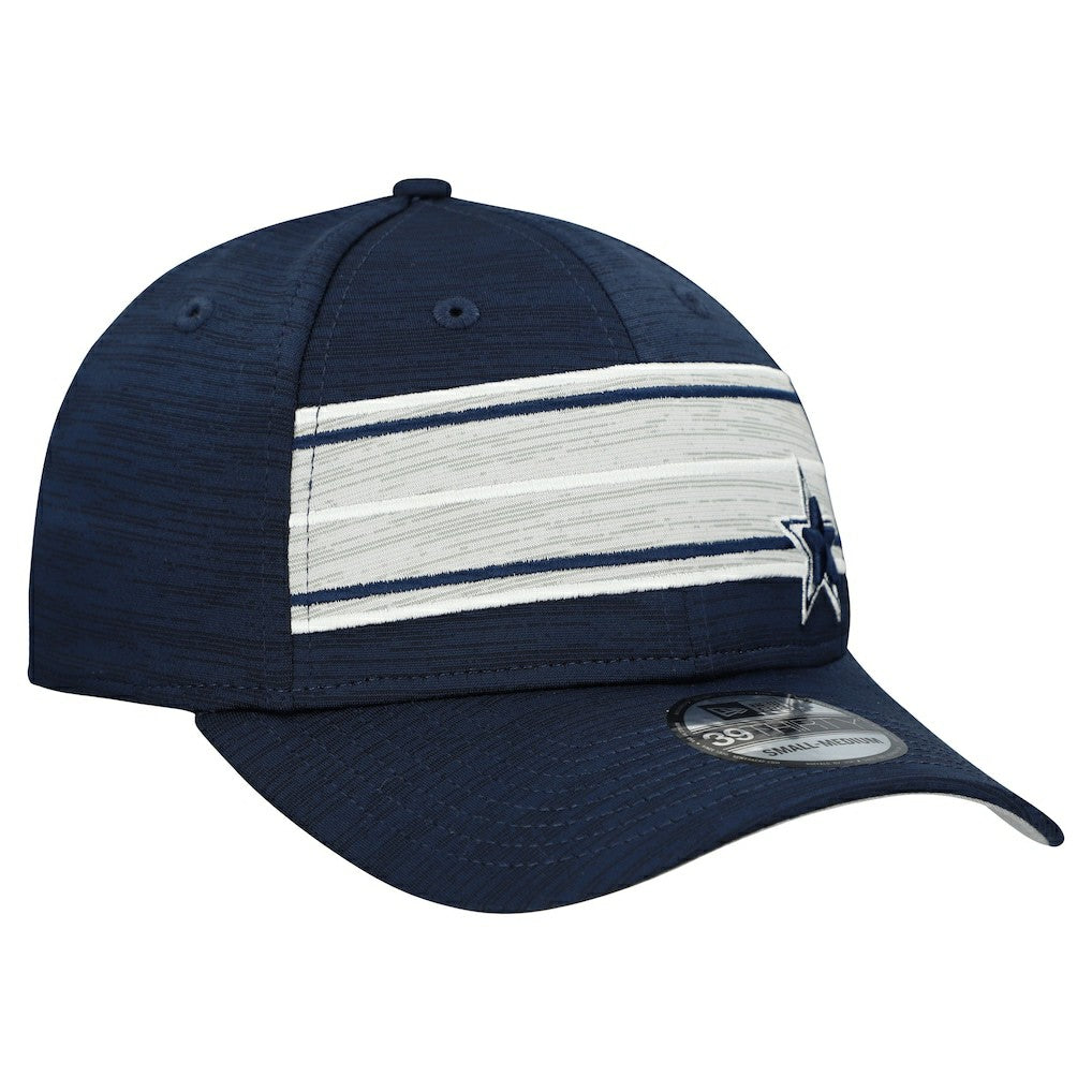 Dallas Cowboys New Era Stripes 39THIRTY Flex Hat Navy | NFL