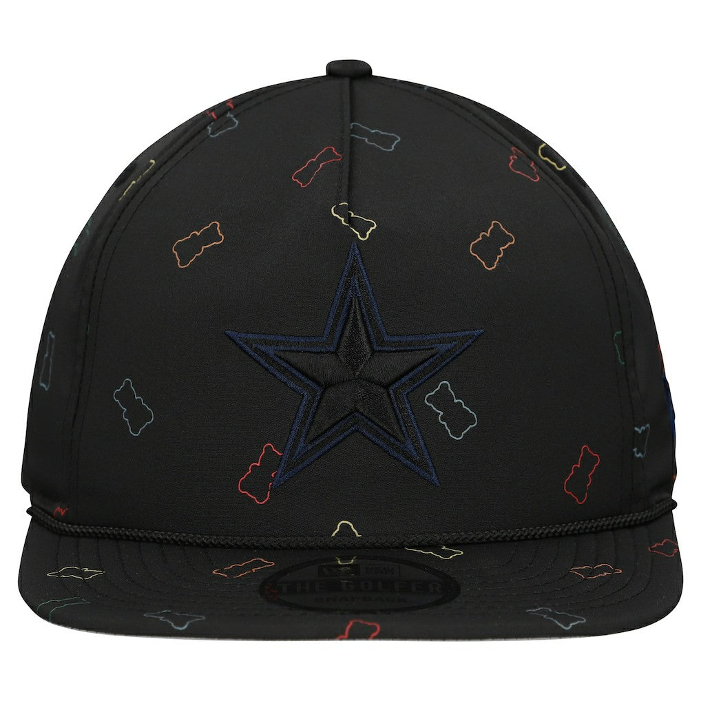 Dallas Cowboys New Era Gummy Golfer Snapback Hat Black | NFL