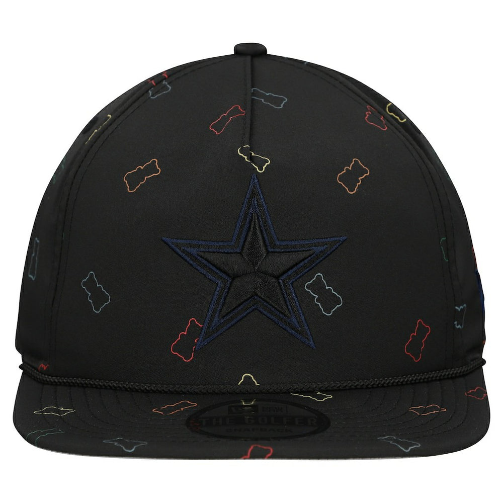 Dallas Cowboys New Era Gummy Golfer Snapback Hat Black | NFL