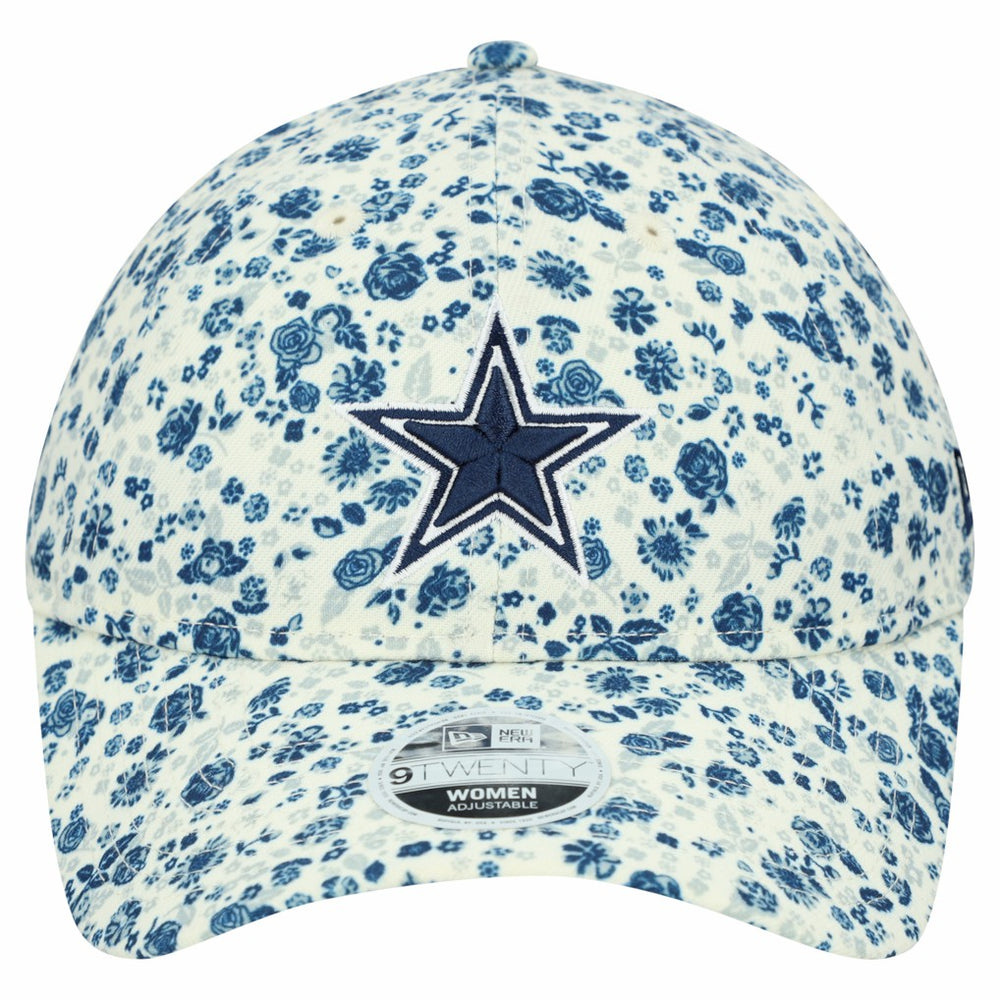 Dallas Cowboys New Era Women's Ditzy 9TWENTY Adjustable Hat Cream | NFL
