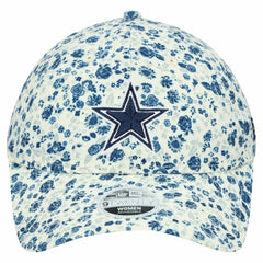 Dallas Cowboys New Era Women's Ditzy 9TWENTY Adjustable Hat Cream | NFL