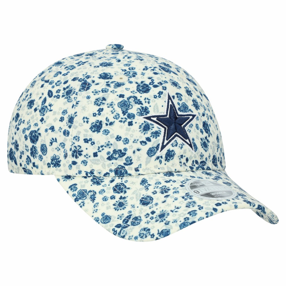 Dallas Cowboys New Era Women's Ditzy 9TWENTY Adjustable Hat Cream | NFL