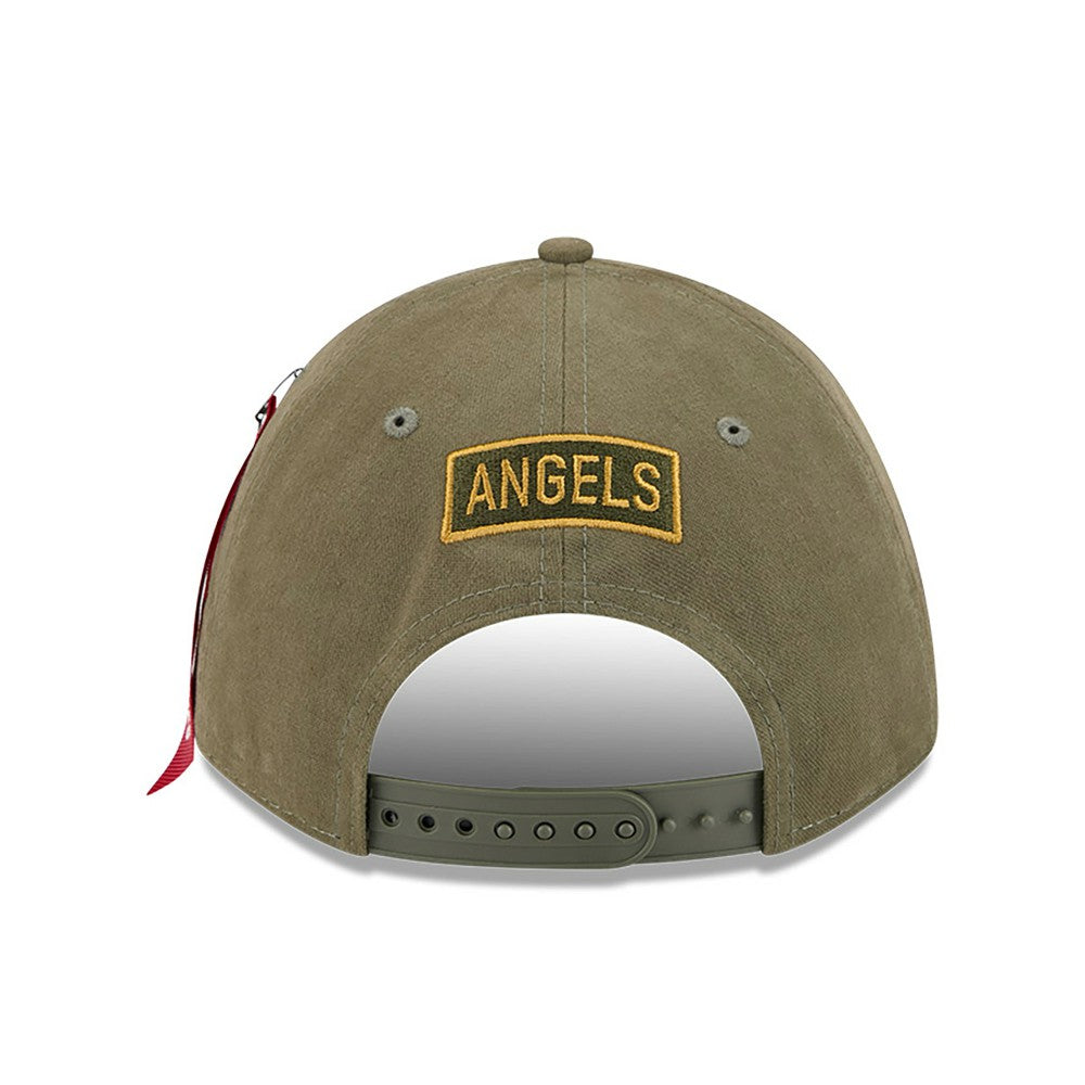 Los Angeles Angels New Era x Alpha Industries A-Frame 9FORTY Adjustable Hat - MLB