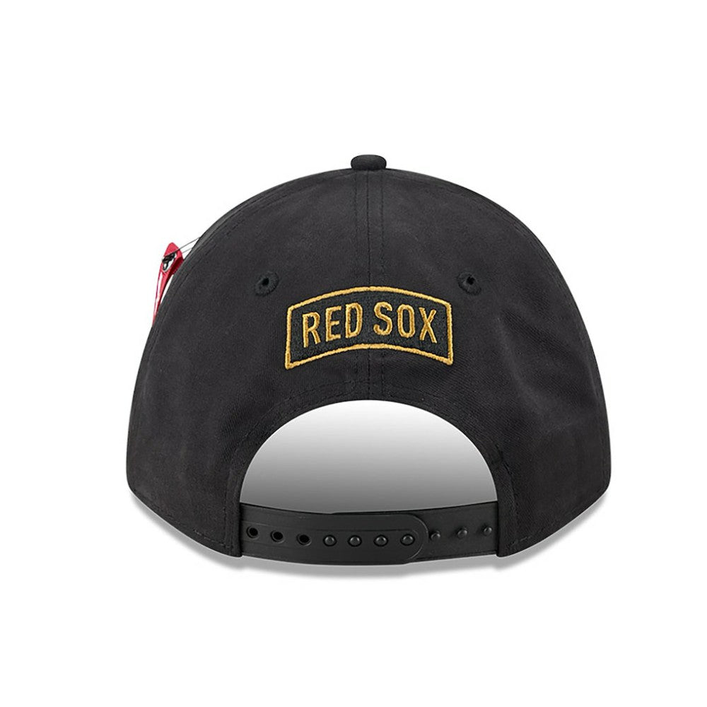 Boston Red Sox New Era x Alpha Industries A-Frame 9FORTY Adjustable Hat - MLB
