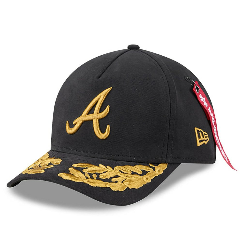 Atlanta Braves New Era x Alpha Industries A-Frame 9FORTY Adjustable Hat - MLB