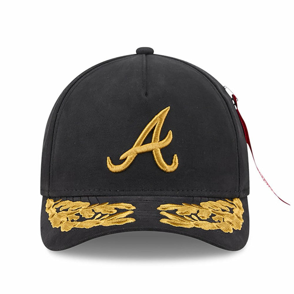 Atlanta Braves New Era x Alpha Industries A-Frame 9FORTY Adjustable Hat - MLB