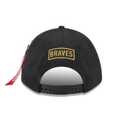 Atlanta Braves New Era x Alpha Industries A-Frame 9FORTY Adjustable Hat - MLB