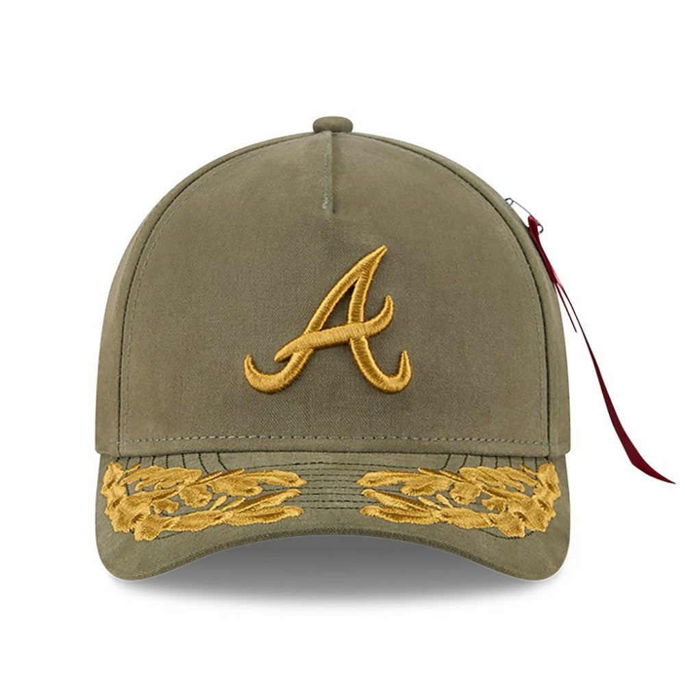 Atlanta Braves New Era x Alpha Industries A-Frame 9FORTY Adjustable Hat - MLB