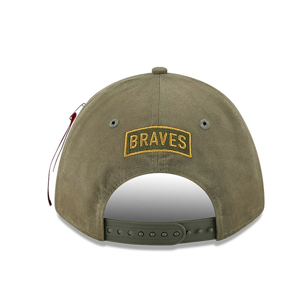 Atlanta Braves New Era x Alpha Industries A-Frame 9FORTY Adjustable Hat - MLB