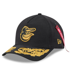 Baltimore Orioles New Era x Alpha Industries A-Frame 9FORTY Adjustable Hat - MLB