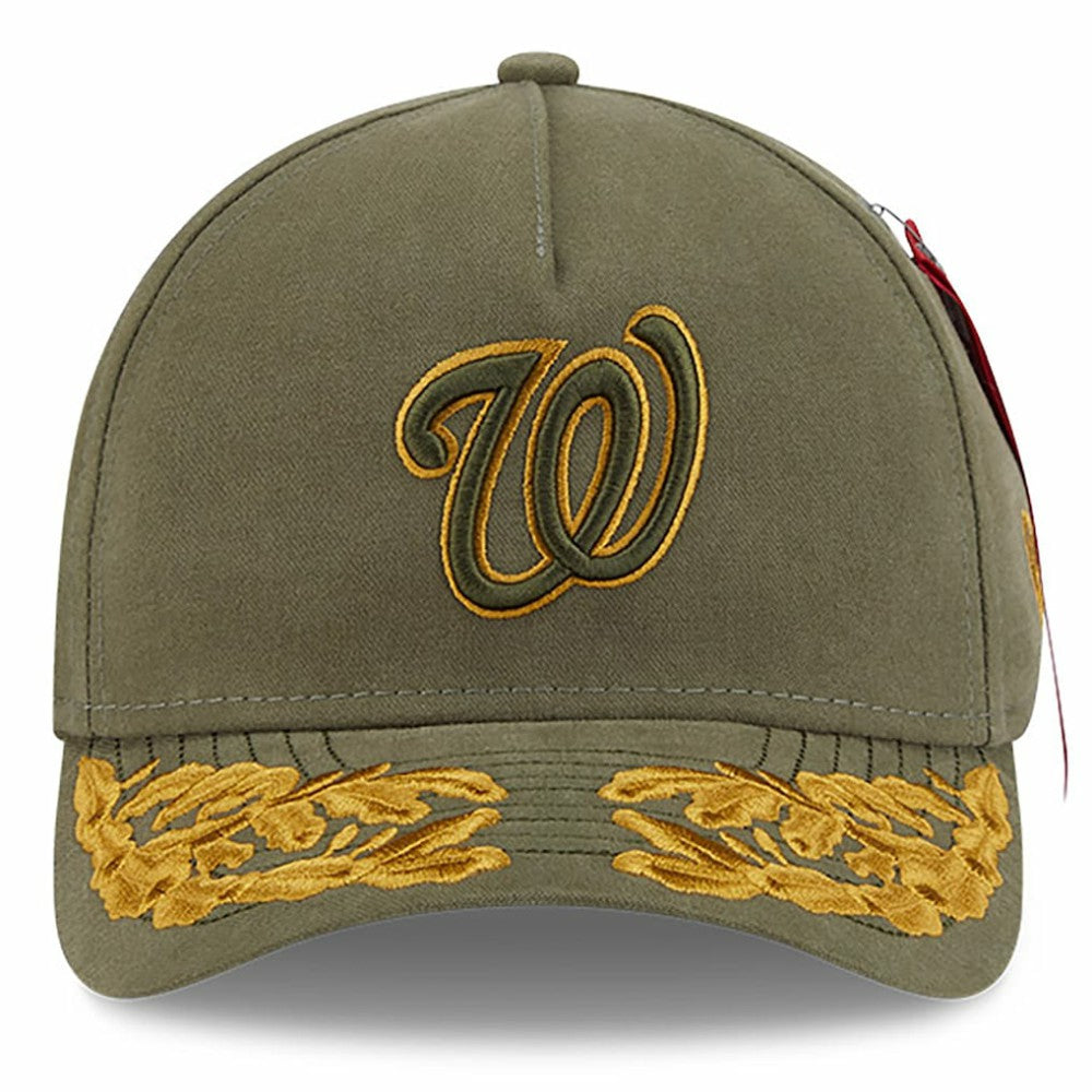 Washington Nationals New Era x Alpha Industries A-Frame 9FORTY Adjustable Hat - MLB