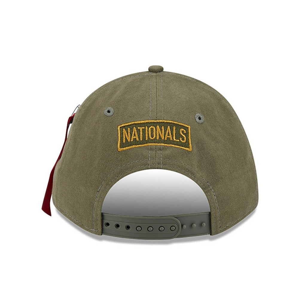 Washington Nationals New Era x Alpha Industries A-Frame 9FORTY Adjustable Hat - MLB