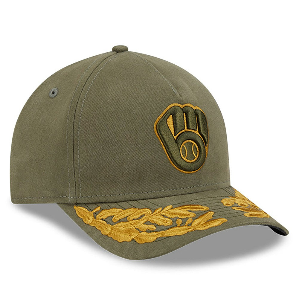 Milwaukee Brewers New Era x Alpha Industries A-Frame 9FORTY Adjustable Hat - MLB