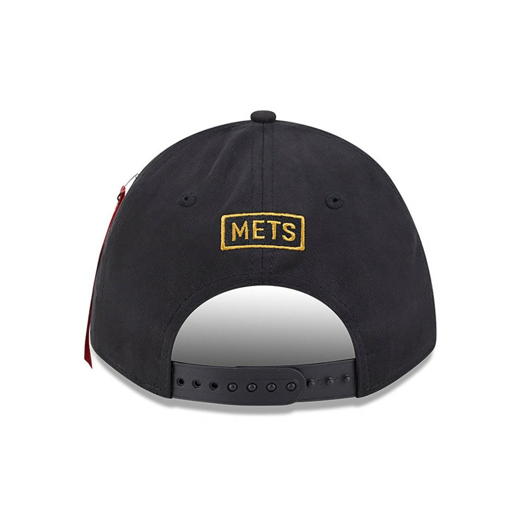 New York Mets New Era x Alpha Industries A-Frame 9FORTY Adjustable Hat - MLB
