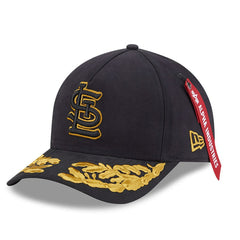 St. Louis Cardinals New Era x Alpha Industries A-Frame 9FORTY Adjustable Hat - MLB