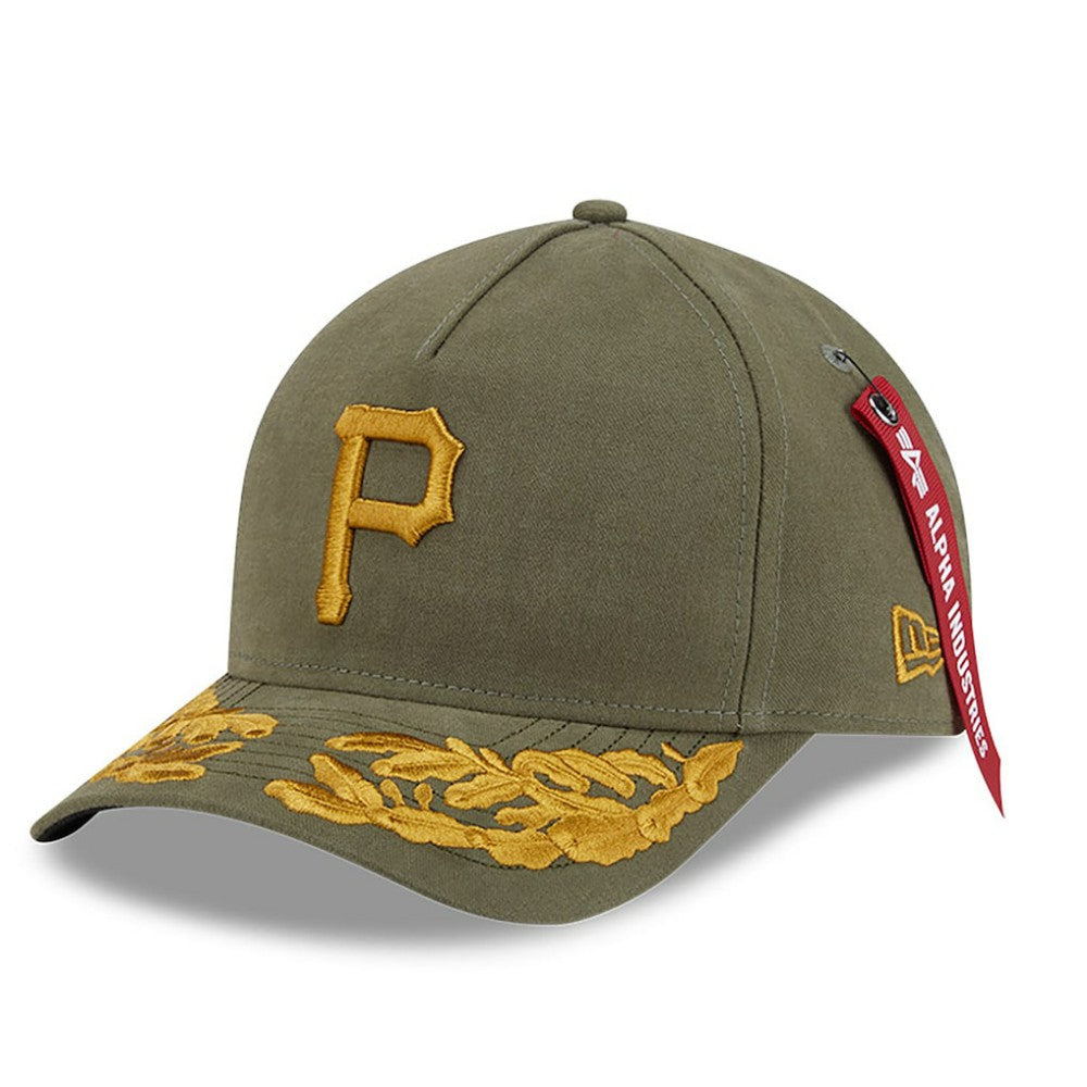 Pittsburgh Pirates New Era x Alpha Industries A-Frame 9FORTY Adjustable Hat - MLB