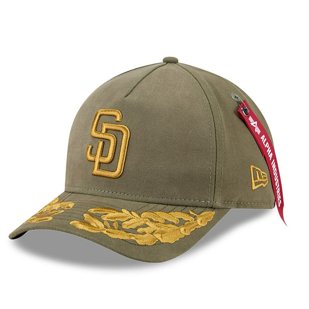 San Diego Padres New Era x Alpha Industries A-Frame 9FORTY Adjustable Hat - MLB