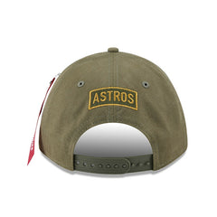 Houston Astros New Era x Alpha Industries A-Frame 9FORTY Adjustable Hat - MLB