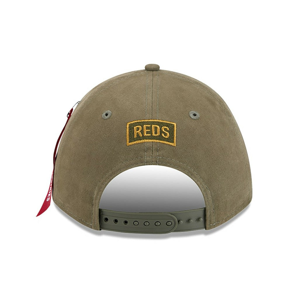 Cincinnati Reds New Era x Alpha Industries A-Frame 9FORTY Adjustable Hat - MLB