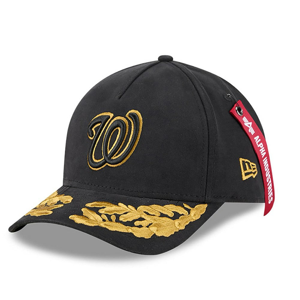 Washington Nationals New Era x Alpha Industries A-Frame 9FORTY Adjustable Hat - MLB