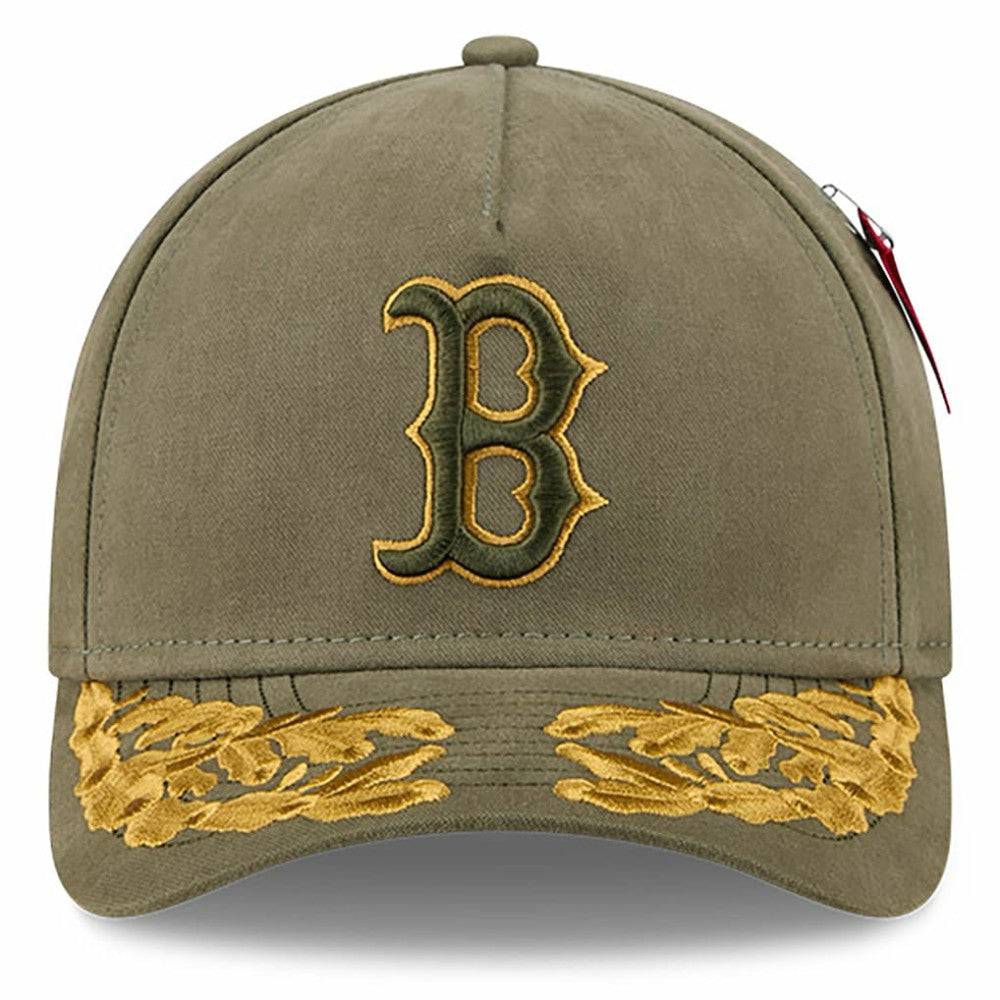 Boston Red Sox New Era x Alpha Industries A-Frame 9FORTY Adjustable Hat - MLB