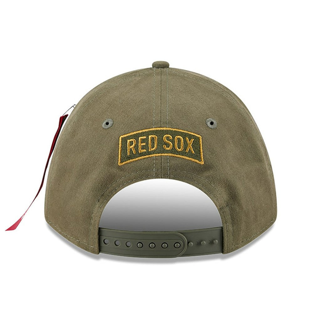 Boston Red Sox New Era x Alpha Industries A-Frame 9FORTY Adjustable Hat - MLB